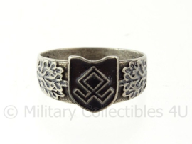 WO2 Duitse SS Divisie Prinz Eugen ring - diameter 22 mm