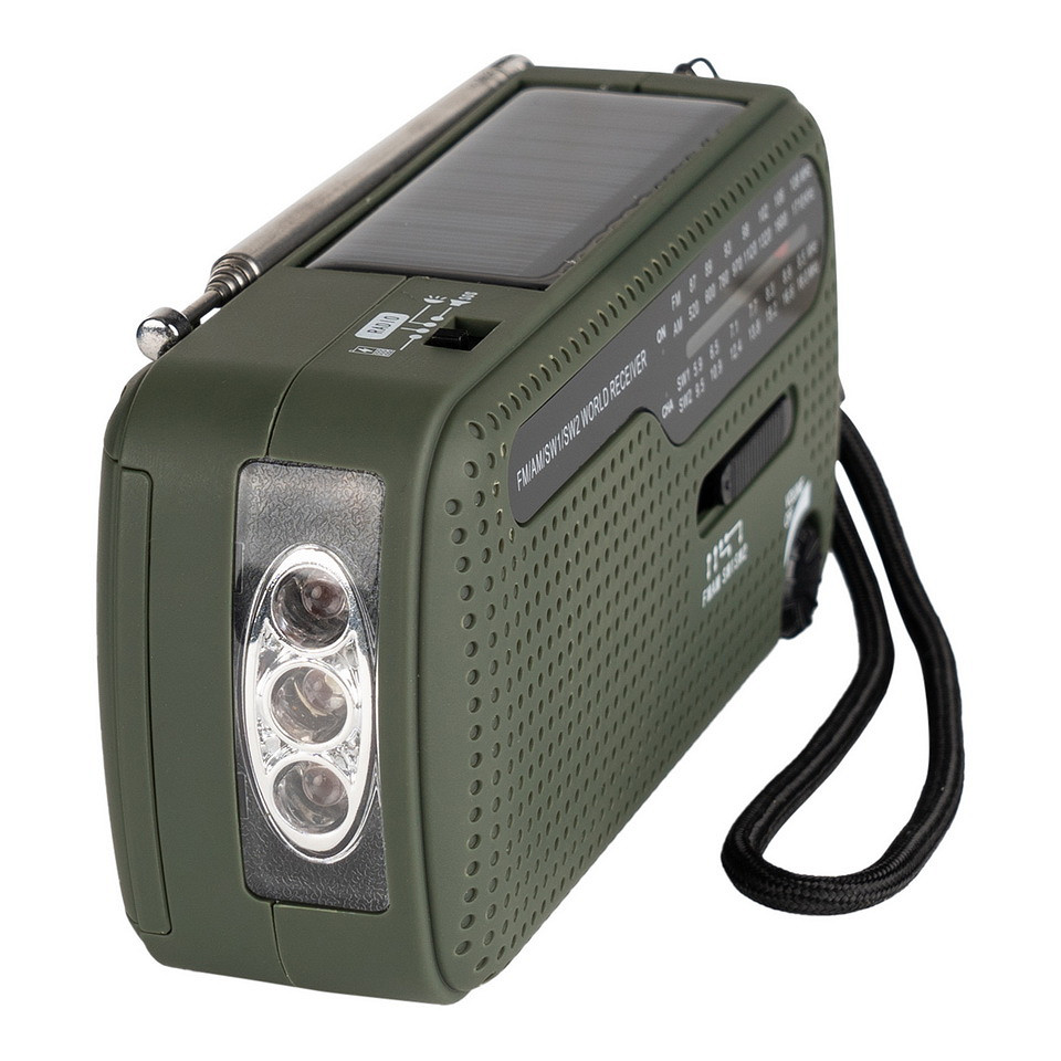 Fosco Noodradio met zaklamp, USB lader etc. - nieuw gemaakt