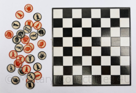 wo2 schaakspel Duitse Feldpost Wehrschach - 24 x 12 x 2 cm - origineel