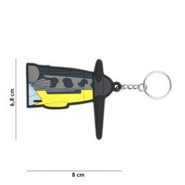 Sleutelhanger 3D PVC - WW2 Messerschmitt