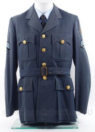 KLu Koninklijke Luchtmacht DT uniform jas - rang "sergeant der 1ste klasse" - jaren 60 - maat 48 - origineel