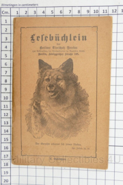 Duits Lesebuchlein des Berliner Tierschutzvereins begin 1929 - origineel