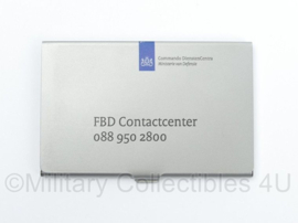Defensie Commando DienstenCentra FBD Contactcenter visitekaartjes houder - 9,5 x 6,5 cm - origineel