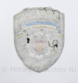 Oekraïense  Politie embleem Ukraina MBC Ukraine Ykpaiha MBC - 12,5 x 9,5 cm - origineel