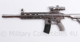 KL Nederlandse leger Heckler & Koch HK433 Assault Rifle with scope metalen sleutelhanger