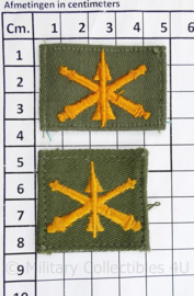 US Army Collar Branch insignia Air Defence Artillery Regiment - PAAR - origineel