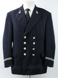 KM Koninklijke Marine uniform jas met zilveren knopen en strepen - maat Medium - gedragen - origineel