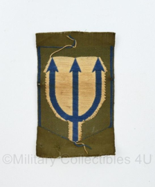 Defensie model 1951-1959 drietand 3e Divisie ongevouwen  - 8 x 5 cm - origineel