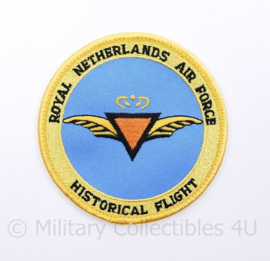 Klu Royal Netherlands Air Force historical flight embleem - met klittenband - diameter 9 cm -origineel