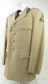 KL tropen DT jas met broek en pet Verbindingsdienst - maat Large - nieuwstaat - origineel