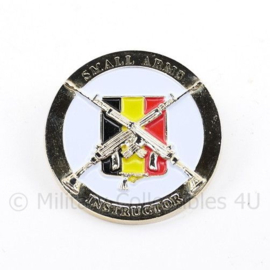 ABL Belgische leger Small Arms Instructor badge  - diameter 4 cm -  origineel