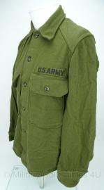 US Army M1951 - korea oorlog periode - blouse wol - met US Army op de borst -  origineel