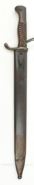 WO1 Duitse Gewehr 98 bayonet G98 Anker-Werke Bielefeld met schede - 50 cm lang - origineel