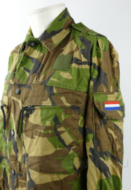 KL Nederlandse leger woodland ZOMER uniform basis jas - meerdere maten - gedragen - origineel