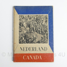 WO2 Het Comité Canada-Nederland boek 1946 - met 150 foto's - 34 x 25,5 x 1 cm - origineel