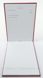 Boek Australisch Field Survey Notebook - Department of Defence 2002- afmeting 21,5 x 15,5 cm - origineel