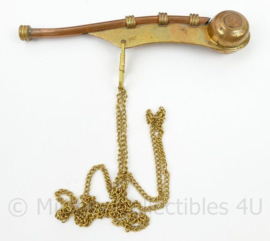 KM Koninklijke Marine bootsmansfluitje/boatswain's call/bosun's whistle - 15 x 4½ x 4 cm