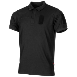 Coolmax "Tactical" Poloshirt met klittenband op armen en borst - zwart/groen/coyote - meerdere maten