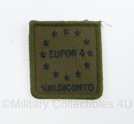 Defensie EUFOR 4. 1 NLD CONTO - klittenband - 5 x 5,5 cm - origineel