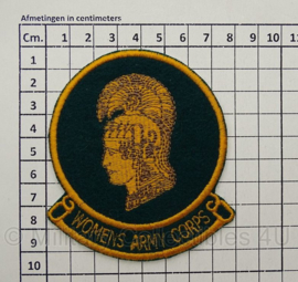 WO2 US WAC Womens Army Corps embleem - 9,5 x 8 cm