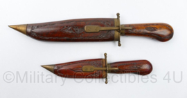 Decoratieve set Kukri messen - Made in India - origineel