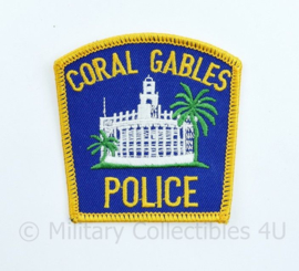 US Coral Gables Police patch  - 7,5 x 8,5 cm -  origineel