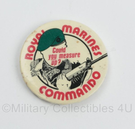 Britse Royal Marines Commando button Could you measure up? - diameter 4,5 cm - origineel