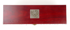 KCT Korps Commandotroepen wijnfles kist met zegel - 27 x 18 x 8 cm - origineel