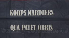 KMARNS Korps Mariniers Qua Patet Orbis vlag - 150 x 100 cm - gebruikt - origineel