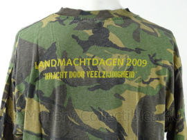 KL Landmacht shirt Landmachtdagen 2009 - kracht door veelzijdigheid - maat XL - origineel