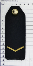 Korps Mariniers epauletten - rang Marinier der 1e klasse  -  13,5 x 5 cm - origineel