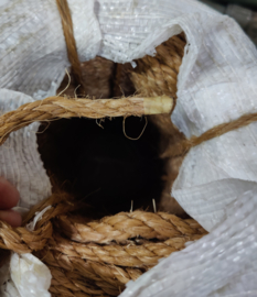 Leger Manilla touw 8 mm / per meter te bestellen - ideaal voor tenten - origineel
