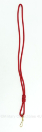 Rood koord - afmeting 62,5 x 2 x 0,4 cm - origineel