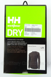 KMAR Marechaussee HH Helly Hansen thermisch ondershirt lange mouw zwart HH thermoshirt - HH Workwear - maat L - nieuw in verpakking - origineel