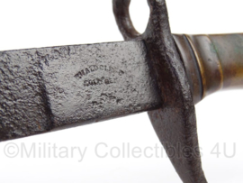 WO1 Duitse 1870 dress bayonet Ewald Cleff Solingen gestempeld  - met eigenaar stempel E. Gathmann -  origineel