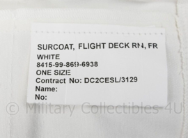 Royal British Navy Vliegdekschip Surcoat Flight Deck RN FR White - nieuw  in verpakking - one size - origineel