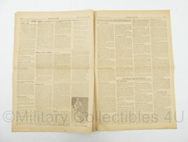WO2 Duitse krant Nurnberger Nachrichten Nordbayern nr. 18 8 december 1945 - 47 x 32 cm - origineel