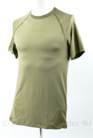 Defensie NFP mono shirt hemd korte mouw Groen, mannen vocht regulerend warm weer - licht gedragen - maat Large of Extra Large -  origineel