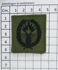 Defensie vuursysteem embleem GVT - 5 x 5 cm - origineel