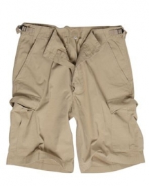 US BERMUDA COTTON PREWASH - KHAKI