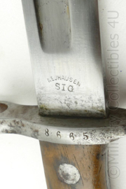 Zwitserse K31 bajonet - Neuhausen SIG - origineel