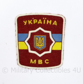 Oekraïense politie embleem MBC Ukraine Ykpaiha MBC  - 7,5 x 6,5 cm  - origineel