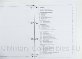 KMARNS Korps Mariniers handboek HF VHF Operator Bowman Leerboek Verbindingen - 26,5 x 5 x 32 cm - origineel