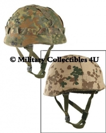 Bundeswehr flecktarn groen/ desert  helm overtrek helmovertrek - omkeerbaar - maat 55-57 of 58-60 - origineel