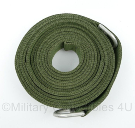 US Army Parachute strap groen - 500 x 4 cm - nieuw - origineel