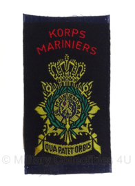 Korps Mariniers embleem - +/- 5 x 9 cm -  Origineel