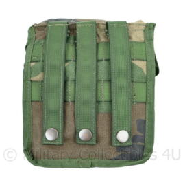 Korps Mariniers MOLLE opbouwtas algemeen middel Forest Woodland camo - licht gebruikt - 19 x 10 x 14 cm - origineel