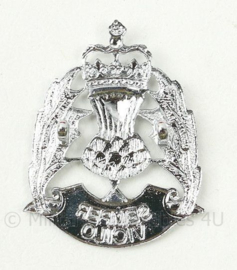 Schotse politie pet insigne Semper Vigilo - 4½ x 3½ cm - origineel