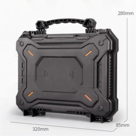 Tactical padded case voor kijkers of wapens - 28 x 32 x 8,5 cm