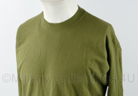 Defensie shirt lange mouw groen - maat Medium - licht gedragen - origineel